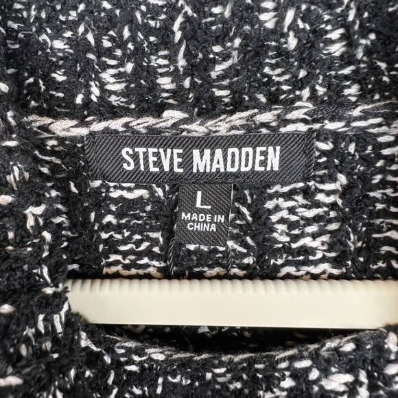 Steve Madden Kirsten Sweater Black Multi Turtleneck Style Knit Womens Size L NWT - Picture 3 of 7